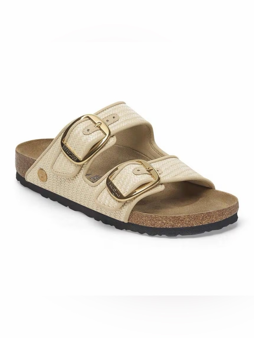 Birkenstock Arizona Big Buckle Raffia sandals size 40 / 9 narrow fit